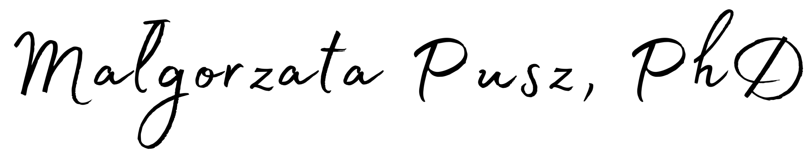 Małgorzata Pusz, PhD